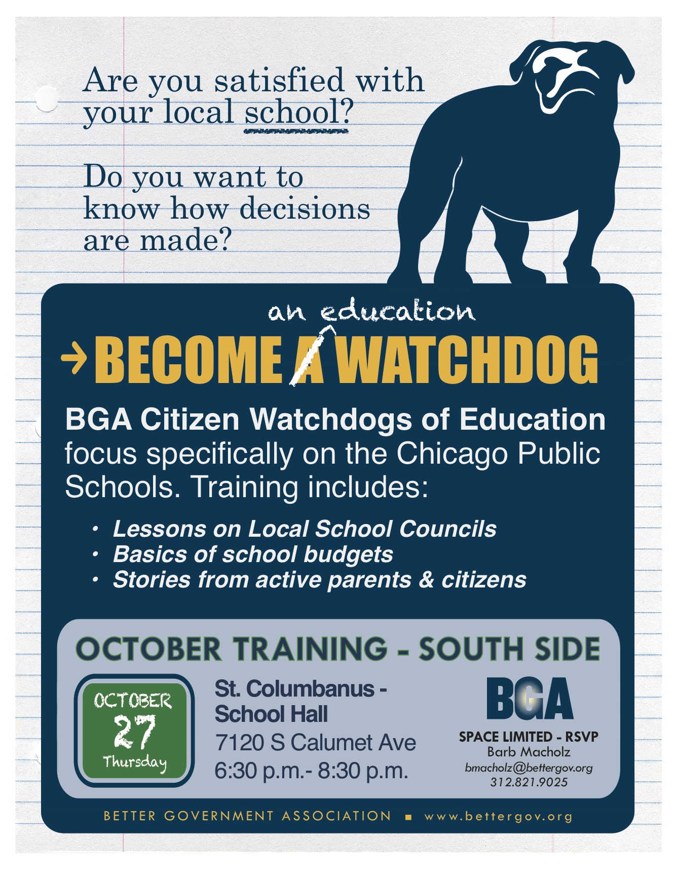 Education Training - Better Government Association