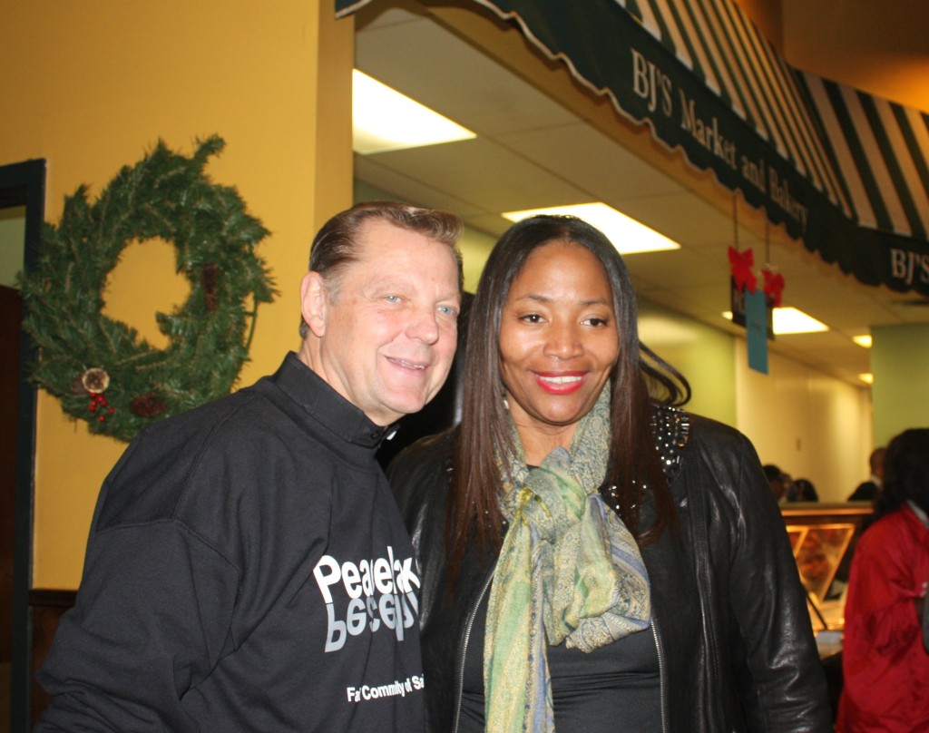 Father Pfleger & Melody Spann Cooper at BJ's Market