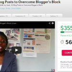 62 Blog Posts to Overcome Blogger's Block - Marcie Hill - Crowdfunding Campaign