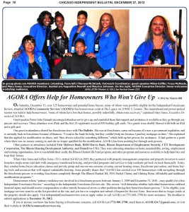 AGORA Community Services - Chicago Independent Bulletin