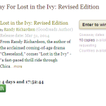GoodReads Book Giveaway - Lost in the Ivy - Randy Richardson