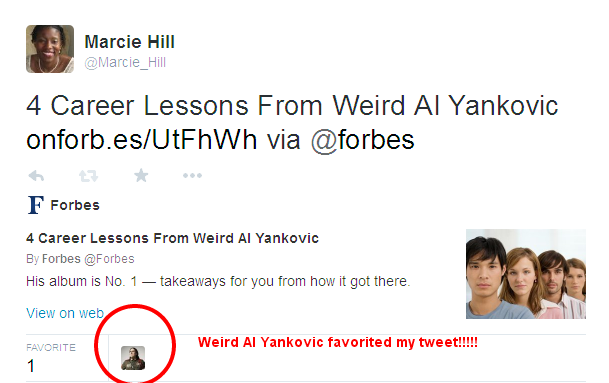 Weird Al Yankovic on Twitter