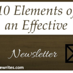 Elements of an Effective Newsletter - Marcie Writes
