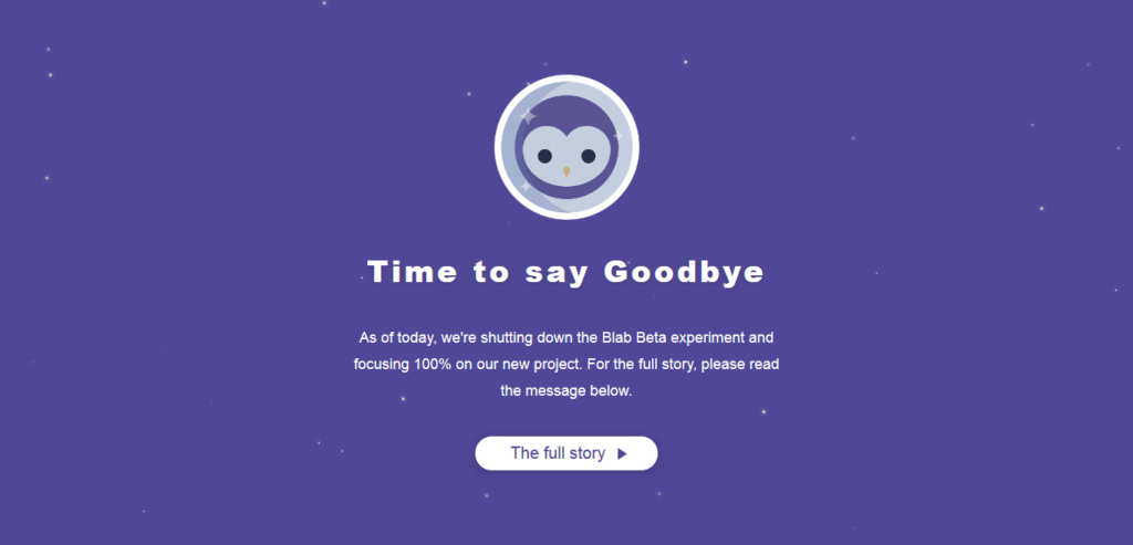 Blab is Gone