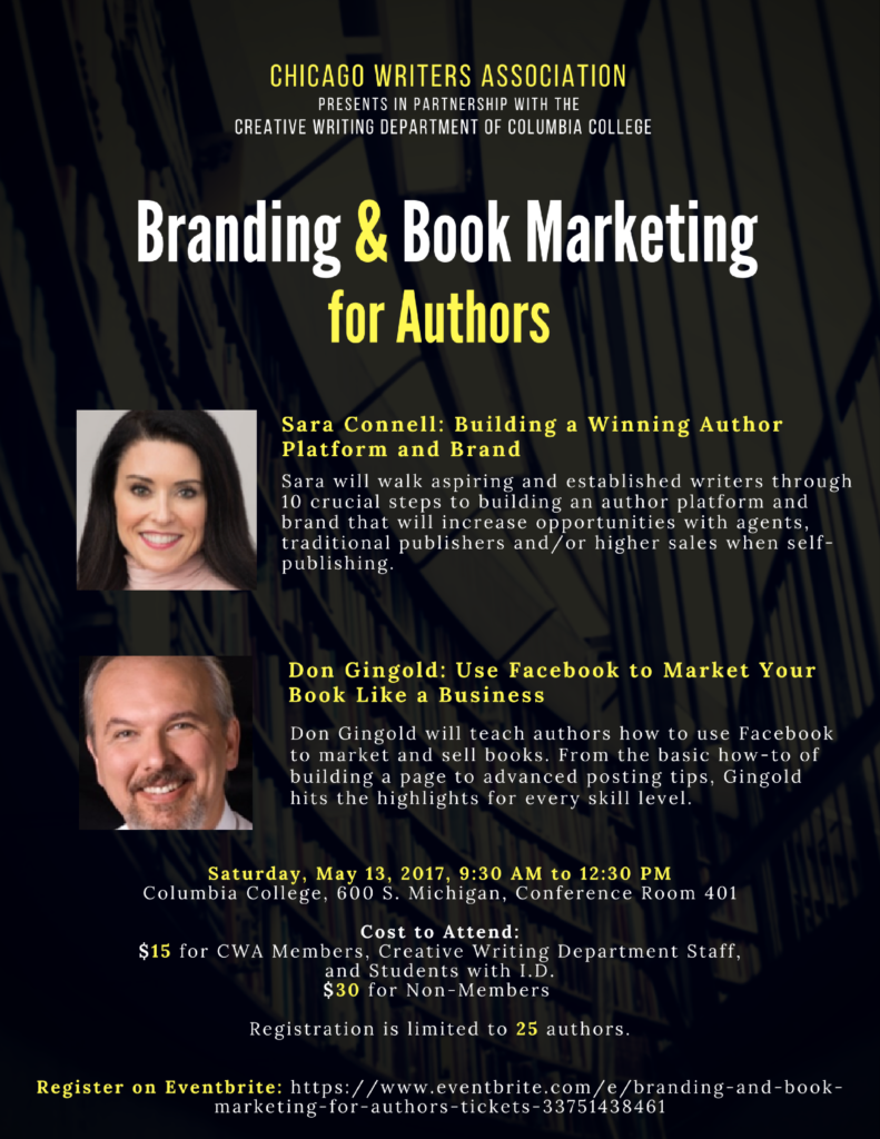 Branding and Book Marketing Workshop - May 13th