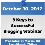 9 Keys to Successful Blogging Webinar
