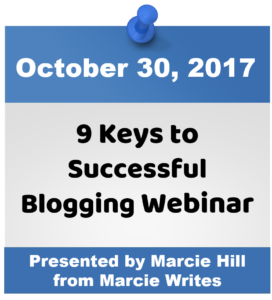 9 Keys to Successful Blogging Webinar