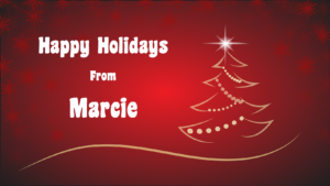 Happy Holidays from Marcie