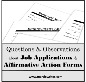 Job Applications & Affirmative Action Forms