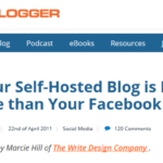 Blog vs Facebook - ProBlogger