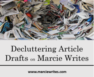 Decluttering Article Drafts