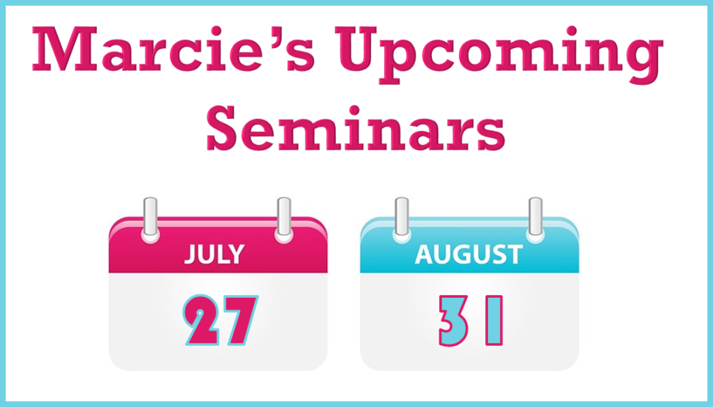 Marcie's Upcoming Seminars