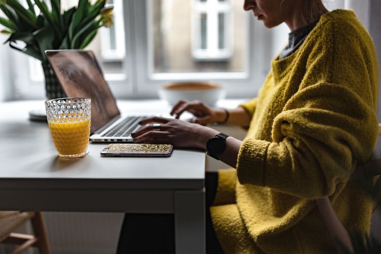 Woman at Laptop