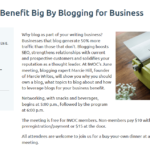 Blogging for Business - IWOC