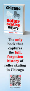 Bookmark for Chicago Roller Skating History Book
