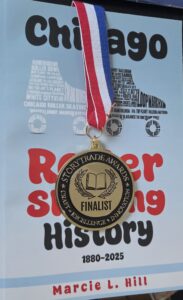 Chicago Skate History Book and StoryTrade Book Award Badge